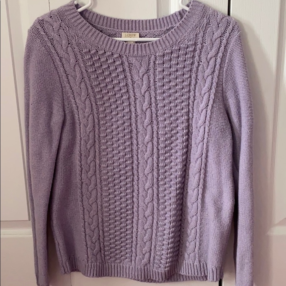 Purple J. Crew sweater